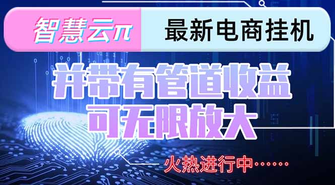 智慧云π電腦掛機單機輕松日賺300-500+_團隊管道收益可無限放大_輕松賺錢秘籍
