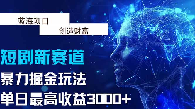 抖音新風口_暴力暴利玩法揭秘_單日盈利最高3000+-資源網站