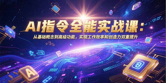 AI指令全能實戰課程：從基礎到進階_全面提升工作效率與創新能力-資源網站
