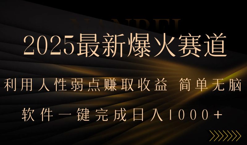 最強賽道-如何利用人生弱點輕松賺取高額收益-操作簡單全程自動化-資源網(wǎng)站