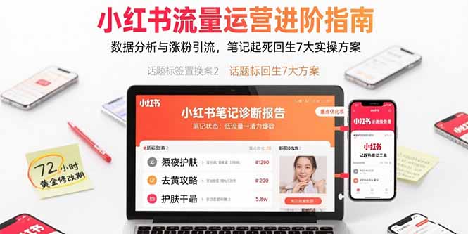 想在小紅書賺錢？這門全鏈路培養課程別錯過-資源網站