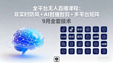 全平臺無人直播技術全攻略：從0到1-打造月銷百萬直播間-資源網(wǎng)站