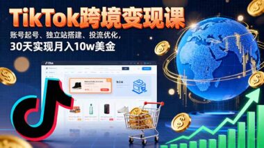 TikTok變現全攻略：從0到1-打造你的跨境電商帝國-資源網站