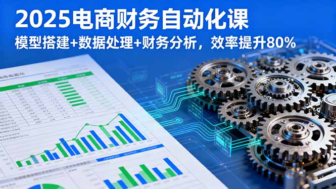 從Excel到全自動對賬-電商財務實戰課帶你飛-資源網站