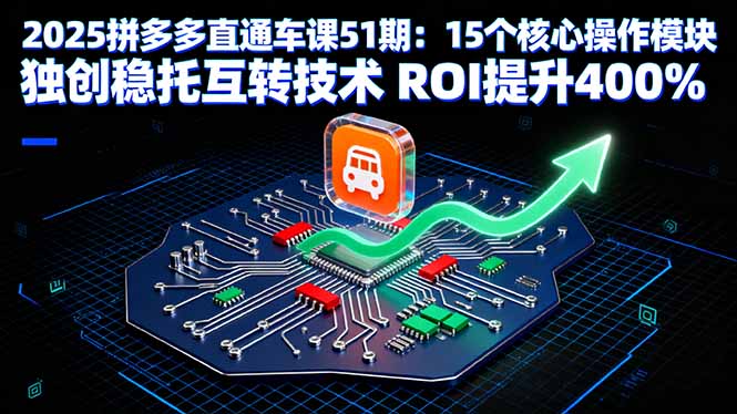 2025拼多多直通車高階課：15招讓銷量起飛