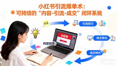 小紅書流量新規則-高客單價行業必學的低成本打法-資源網站