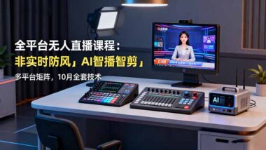 從入門到精通：無人直播全流程實戰課程-資源網站