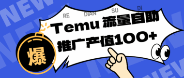 Temu商家必看-精準曝光引爆瀏覽量-店鋪排名飆升-日賺80~130元不是夢-資源網站