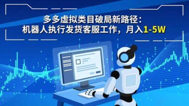 多多虛擬類目-單人操作也能日賺上千