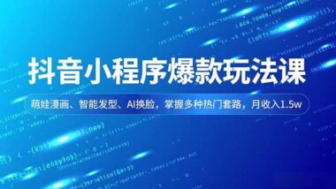 從零到爆款-抖音小程序推廣實戰課程全攻略-資源網站